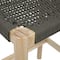 Hello Honey® Fernway 25" Solid Wood and Woven Rope Counter Height Stool